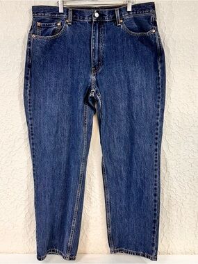 Levi's Classic Straight-Leg Jeans in Dark Blue Denim Levi's 550 Men's Size 38/30